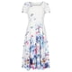 thumbnail image 4 of Vestido de mujer de manga corta con cuello redondo, casual, de moda, para fiesta, diario, elegante, estampado. Fridja  qw987, 4 of 8