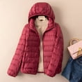 thumbnail image 1 of Women Autumn Down Jacket 90% White Duck Down Ultra Light Keep Warm  Puffer Jacket, 1 of 7