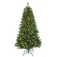 thumbnail image 2 of Holiday Time 7' Pre-Lit Braxton Fir Christmas Tree-Green, 2 of 7