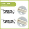 thumbnail image 3 of Kdxio Black White Spooky Ghosts Name Plate Compatible Stanley Cups Name Tag Acrylic Nameplate Tumbler Lid Topper for Cup Accessories, 3 of 9