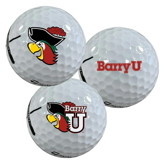 Barry University Buccaneers Logo Edition Taylormade Distance  Golf Balls 12-Pack (Dozen)