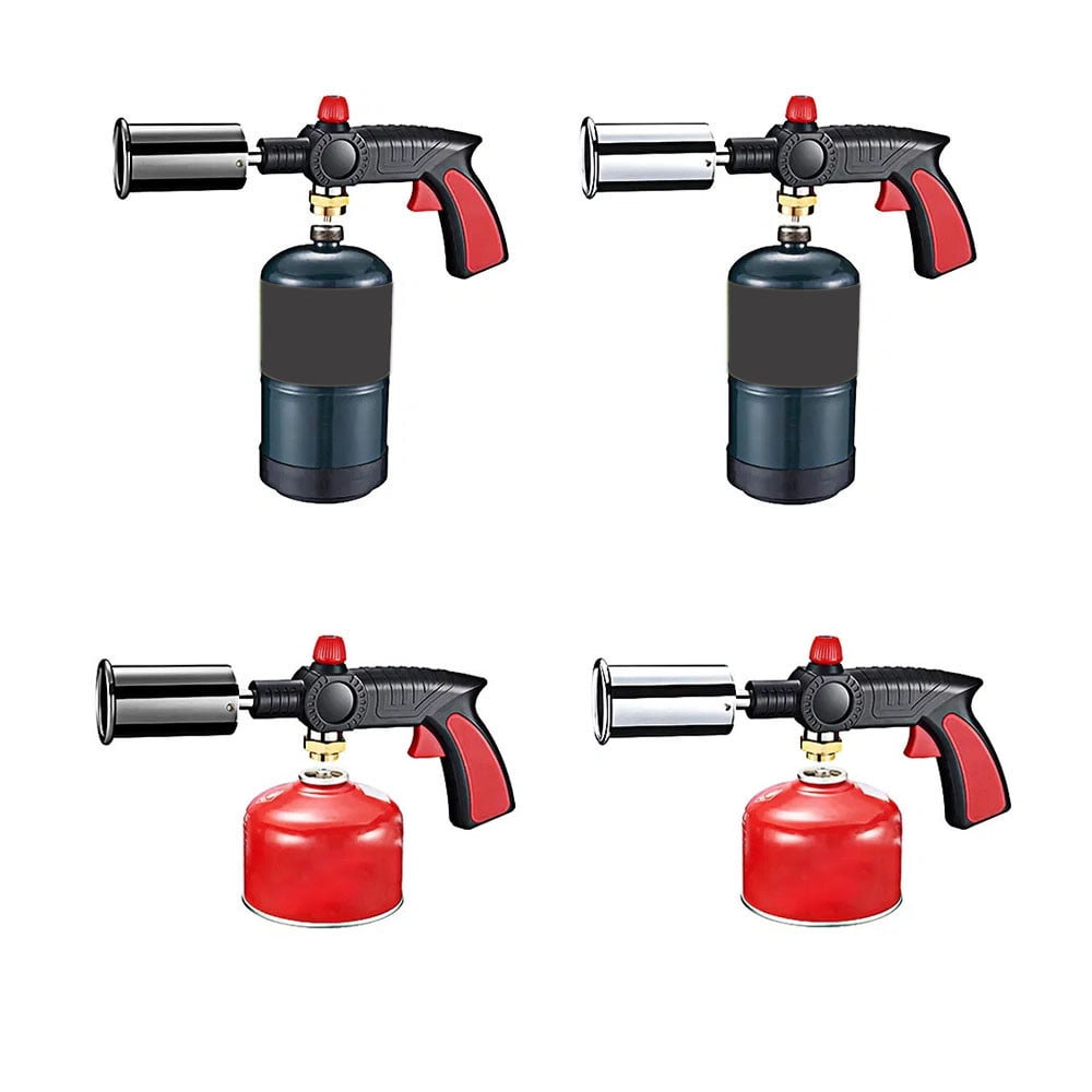 C Camping Canister Interface Handheld Flamethrower For Kitchen Outdoor Baking And Barbecue Multi Functional Lighter