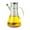 transparent, variant on Glass Oil Bottle with Precision Pour Spout, 12oz Drip-Free Kitchen Dispenser for Olive Oil, Vinegar, Cooking Oil - Large Capacity, Heat-Resistant, Ergonomic Design