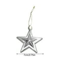 thumbnail image 4 of OAVQHLG3B 36Pcs Patriotic Star Ornaments 4th of July Decorations Memorial Day Independence Day Labor Day Veterans Day Decorations for Home Party Christmas Tree Decor, Blue Red and Silver, 4 of 9