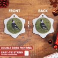 thumbnail image 3 of 3dRose, Black-backed Magpie bird, Eastern Australia - NA02 DNO0611 - David Northcott, 3 inch Snowflake Porcelain Ornament, 3 of 7