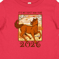 thumbnail image 4 of Inktastic It's My First 2026 Chinese New Year Horse Boys or Girls Baby T-Shirt, 4 of 5