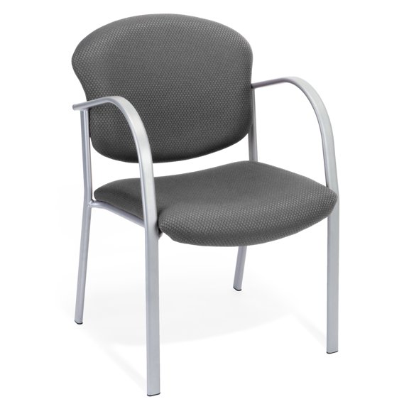 OFM Danbelle Series Model 414 Fabric Contract Reception Waiting Room Chair, Graphite