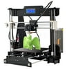 3D Printer,TRONXY P802D LCD Screen 3D Printer,Large Printing Area 220x220x180mm DIY 3D Printer Kit Acrylic Structure US Plug Black