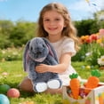thumbnail image 6 of ToyKingdee Adorable Floppy Ear Bunny Plush with Decorative Bandana, Soft Cuddly Stuffed Animal for Kids and Gifting, 6 of 6