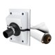 thumbnail image 4 of Conector de alimentación con bloqueo giratorio, kit de protección de pared, para exteriores, adaptador, caja, hembra a prueba de polvo Blanco, 4 of 9