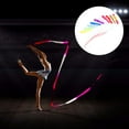 thumbnail image 3 of CIMAXIC 10pcs Gymnastics Ribbons Dance Ribbons Performance Prop Ribbons (Assorted Color),19.09"X1.97"X0.16", 3 of 5