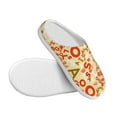 thumbnail image 3 of Wukai Scandinavian Alphabet2 Print Women's Indoor Bedroom Slipper Slip On Shoes, Unisex House Shoes with Anti-Skid Sole for Men, Gift for Women Men-35/36, 3 of 7
