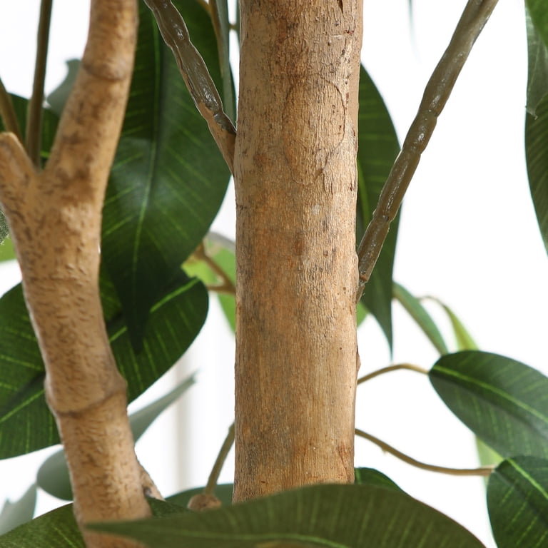 DR.Planzen 5-Foot Artificial Ficus Tree with Wood Trunk photo 7