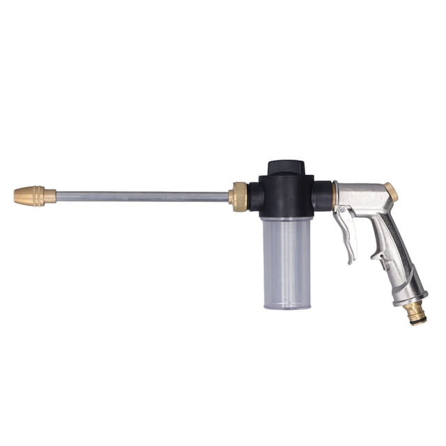 Herramienta de limpieza por pulverización de manguera de jardín, pistola de agua de alta presión, boquilla de manguera de jardín, rociador, equipo eléctrico para exteriores, funcionamiento suave