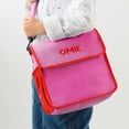 thumbnail image 2 of Omie Spill Resistant Coated Nylon Reusable Tote Bag, Pink, 1-Piece, 2 of 6