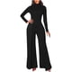 thumbnail image 2 of Puntoco Mujer Moda Casual Sólido Manga Larga Sexy Moda Cuello Blanco Mono Puntoco Puntoco-2329, 2 of 8