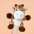 thumbnail image 6 of Almencla Head Gloves Kids Hand Puppet Soft Movable Open Mouth Jokes Role Play Plush Animal Hand Puppet Animal Hand Puppet for Teaching giraffe, 6 of 8