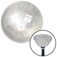 thumbnail image 1 of White 2 Pistons Clear Retro Metal Flake Shift Knob with M16 x 1.5 Insert Shifter, 1 of 1