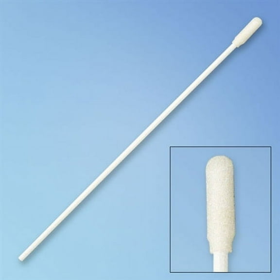 Puritan Sterile Foam Swab, Regular Tip, 6"Plastic Shaft, 100/box