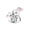 rabbit, variant on MULA Original Mother's Day Gift 925 Sterling Silver DIY Charm AAA CZ fit Charm Bracelet for Women Jewelry