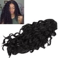 thumbnail image 1 of Bouclés Longs Bouclés Femmes Femmes Cheveux Synthétiques Noirs pour Cosplay Partie, 1 of 8