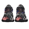 thumbnail image 5 of Black Labrador The Thin Blue Line America Us Shoes Women's Fashion Sneakers Tennis Running Shoes for Men Women Black Size 11.5, 5 of 7