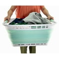 thumbnail image 6 of SAMMART 42L (11 gallons) Collapsible Plastic Laundry Hamper/Basket - Foldable Storage Container/Organizer - Portable Laundry Basket - Easy Storage Space Saving, 6 of 6