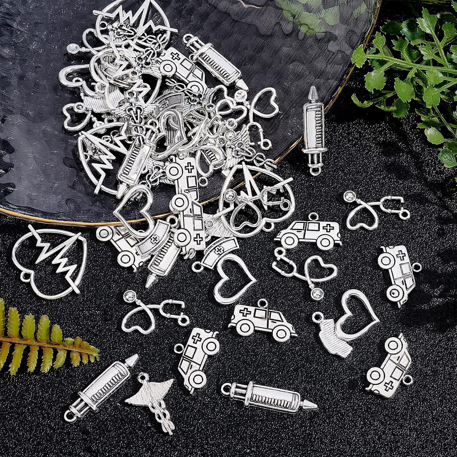 MWOOT 6 Pièces 5D Lutin Tournesol Porte-clés Peinture Au Diamant,Gnome