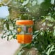 thumbnail image 1 of Trampas solares para avispas colgantes, asesino de avispas con energía Solar con luz Led Uv, receptor de abejas reutilizable al aire libre para Hornetsorange2pcs, 1 of 2