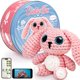 thumbnail image 1 of Kit de ganchillo para galletas Bunny Lola con tutorial de costura a puntada, 1 of 7