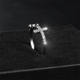 thumbnail image 4 of Fiudx Anillo de Corazón de Melocotón con Diamantes, Joyería de Aleación Antialérgica, Delicado Accesorio de Moda, Regalo para Mujer, San Valentín, Día de La Madre, Navidad., 4 of 6