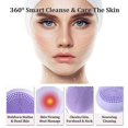 thumbnail image 2 of Rechargeable Sonic Facial Cleansing Brush - Waterproof Electric Face Scrubber, 2 of 3