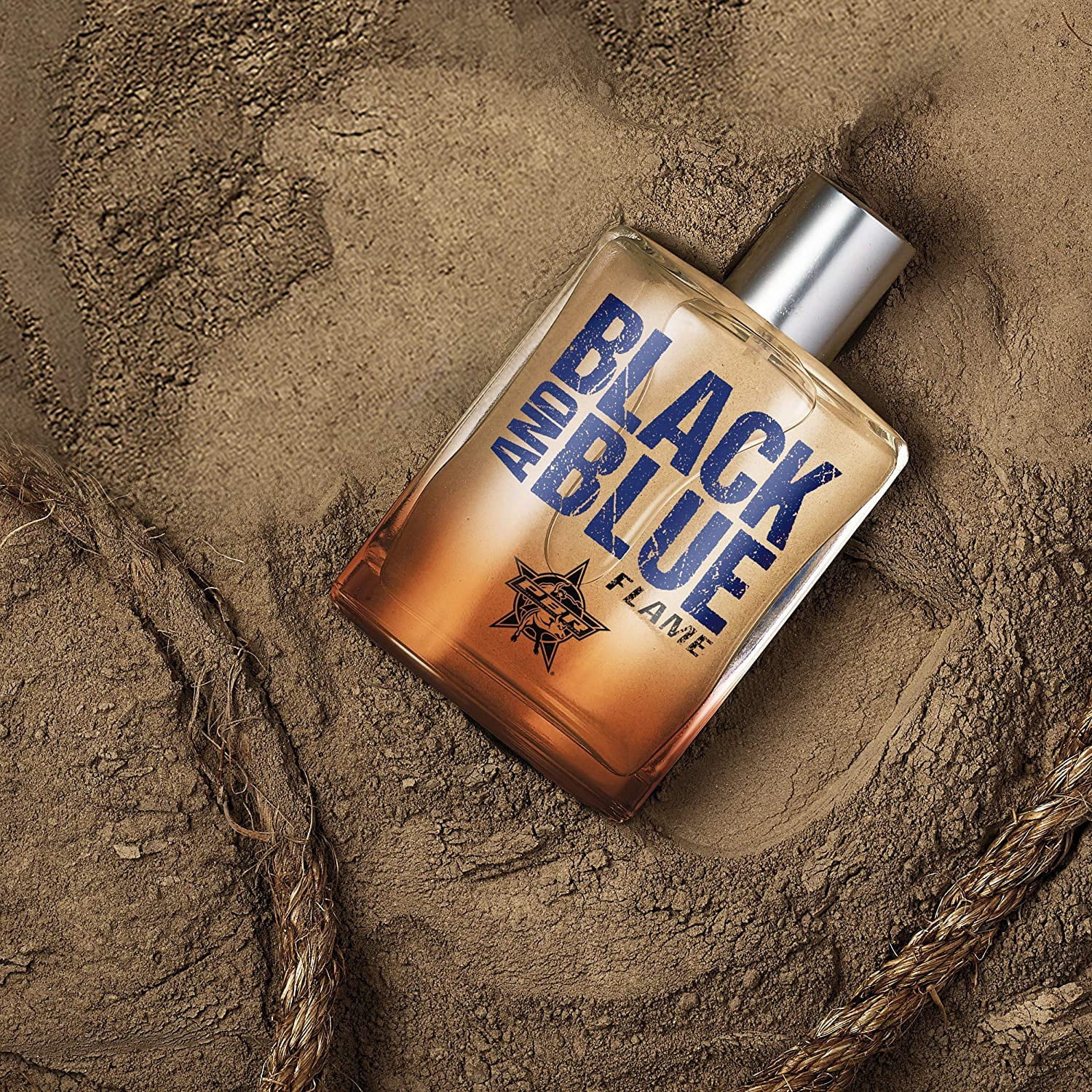 Tru Western PBR Black and Blue Flame Men's Cologne, 3.4 fl oz (100 ml) - Sporty, Clean, Fresh