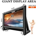 thumbnail image 3 of Inflatable Projector Screen 24FT, Blow Up Projection Screen with Air Blower, Home Theater for Movie Nights, Inflatable Movie Screen Outdoor Backyards Pool BBQ Party - Front/Rear Projection, 3 of 8