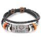 thumbnail image 2 of Pulsera de cuero de vaca ANGGREK Pulseras de Hombre únicas Y Convenientes, 2 of 8