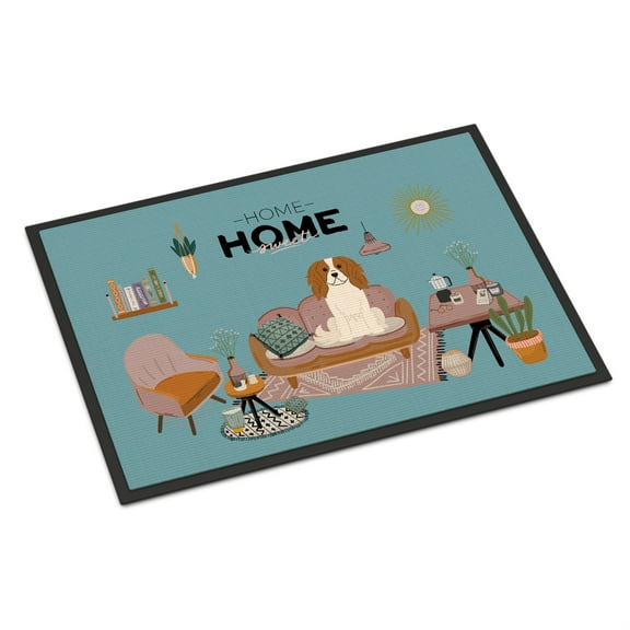 Cavalier Spaniel Sweet Home Indoor or Outdoor Mat 18x27 CK7903MAT