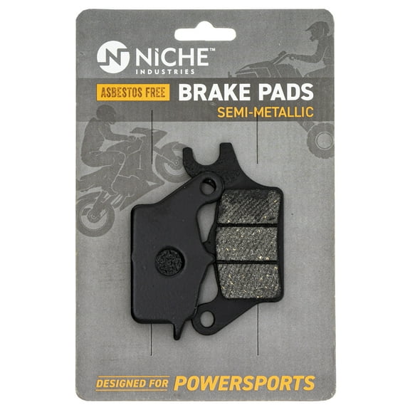 Niche Front Brake Pad Set for Kawasaki Z125 Pro Semi-Metallic Motorcycle 519-KPA2626D