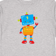 thumbnail image 4 of Inktastic Cute Robot, Colorful Robot, Funny Robot, Robotics Boys or Girls Long Sleeve Toddler T-Shirt, 4 of 5