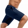 thumbnail image 4 of Men's Quick Drying Swim Trunks 2 In 1 Drawstring Cargo Board Shorts Quick Dry Swim Trunks With Compression Waist Summer Beach Swimming Shorts, 4 of 5