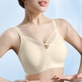 thumbnail image 5 of Besolor Womens Plus Size Bras No Underwire Seamless Full Coverage Supportive Breathable Comfy Everyday Bra(X-Large,White), 5 of 5