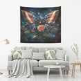 thumbnail image 2 of WOBOGO American Flag Butterfly Tapestry 90×60in Home Living Room Bedroom Wall Hanging Ornaments, 2 of 10