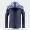 thumbnail image 6 of hotojiny Men's Athletic Jackets Lightweight Full Zip Workout Running Sun Shirt Breathable Slim Fit Colorblock Hooded Jacket, 6 of 6