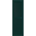 thumbnail image 6 of Ekena Millwork 12"W x 58"H True Fit PVC Two Equal Louver Shutters, Thermal Green (Per Pair - Hardware Not Included), 6 of 11
