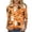 Orange1, variant on Miqool Womens Halloween T-Shirts 3/4 Sleeve Tops Loose Fit Round Neck Casual Tunic Blouse Fall Winter Holiday Graphic Tees,S-5XL