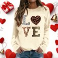 thumbnail image 5 of Women's Casual Crew Neck Sweatshirt Long Sleeve Loose Hoodless Pullover Top for Athletic Leisure Wear, 5 of 5