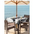 thumbnail image 3 of Outdoor Tablecloth with Umbrella Hole for Patio/Picnic/Party/Camping, Brown Bear Cabin Waterproof Table Cloth Square Cover Washable, Vintage Pine Tree Grey Farmhouse (60"x 60"), 3 of 9