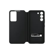 SAMSUNG Official S-View Flip Cover Case for Samsung Galaxy S22 - Black
