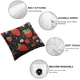 thumbnail image 4 of Nawypu Strawberry Throw Pillow Covers for Couch Sofa Bed, Set of 2 Kawaii Strawber Decorative Pillows Cushion Covers, Cute Summer Fruit Pillow Inserts Not Included,  12x12in, 4 of 6