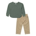thumbnail image 2 of Modern Moments by Gerber Toddler Boy Long Sleeve Top and Pant Set, Sizes 12M-5T, 2 of 14