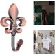 thumbnail image 3 of Ganchos de pared decorativos de aleación de zinc CHAO juego de 4 con tornillos En forma de flor, 3 of 4